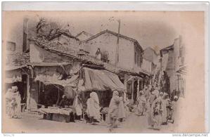 CONSTANTINE  -  QUARTIER ARABE, MARCHANDS MOZABITES