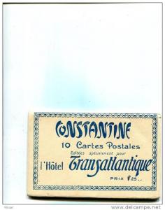 ALGERIE(CONSTANTINE) CARNET DE 10 CARTES