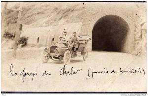 ALGERIE-CONSTANTINE - LES GORGES DU CHAET - SUPERBE CARTE PHOTO