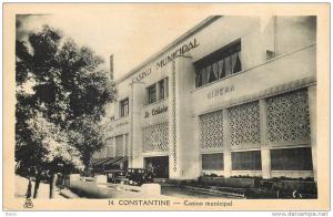 ALGERIE - CONSTANTINE - LE CASINO MUNICPAL - CINEMA  LE COLISEE