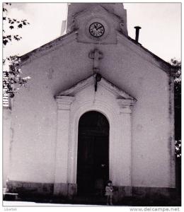 Algerie Bugeaud-Seraidi église carte photo 99 x 144mm sans dos imprimé 3 scans