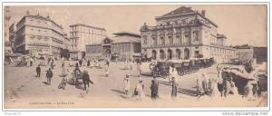 Carte panoramique 044, (Algérie) Constantine, ND Phot 1453, La Place Vallée (rare), non voyagée, petits grattages angle