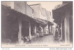 ALGERIE.CONSTANTINE.UNE RUE DU QUARTIER DES TAILLEURS