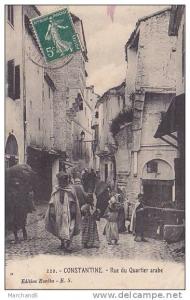 ALGERIE.CONSTANTINE.RUE DU QUARTIER ARABE