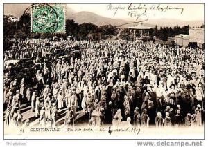 CONSTANTINE   FETE  ARABE 1907
