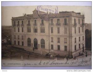 Constantine 24 La Poste cachet  3eme Zouaves