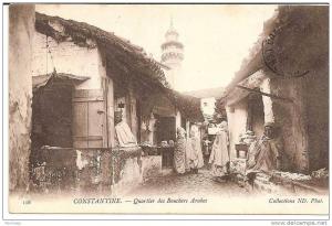 ref6121  QUARTIER DES BOUCHERS ARABES