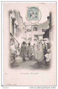 CONSTANTINE 29 RUE ARABE (BELLE ANIMATION) 1906