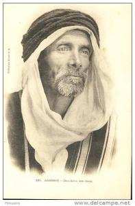 AK ALGERIEN  ALGER  MANNER BOU ALEM BEN SIAM  OLD POSTCARD PRE  1904