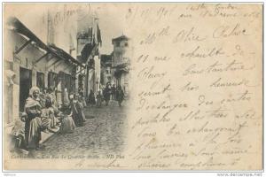 CONSTANTINE Rue du Quartier Arabe ND 1901
