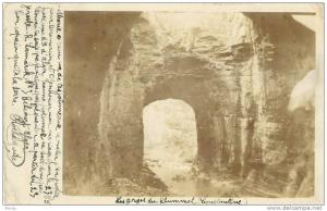 NEW CPA-PREMIER TIRAGE 1904 CONSTANTINE *** LES GORGES DE RHUMMEL *** RARE ALGERIE