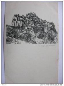 Constantine 3eme Zouaves  Guiglion dos non carte postale