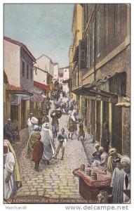 ALGERIE.CONSTANTINE.RUE VIEUX CORPS DE METIERS ARABES