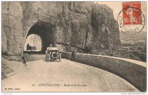 CONSTANTINE  ( Algérie )  - Route de la Corniche