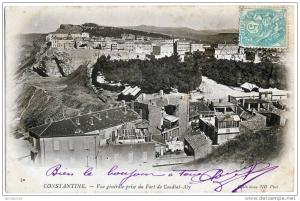 Algerie - CONSTANTINE - VUE GENERALE PRISE DU FORT DE COUDIAT-ATY - carte pionnière 1905 - COLL - ND PHOTO