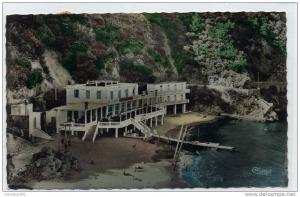 ALGERIE  PHILIPPEVILLE ( Constantine )    MIRAMAR    à la Plage ravin des singes . timbrée 1954