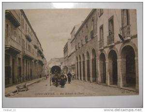 CPA    AFN    ALGERIE  CONSTANTINE  RUE ROBAULT DE FLEURY   CHEVAL  ANE  CARIOLE