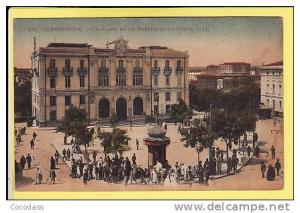 ALGERIE  CONSTANTINE  LA PLACE DE LA BRECHE ET LA POSTE  LL