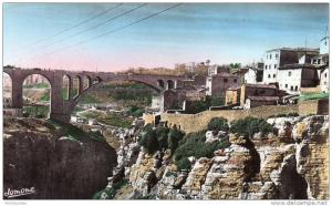 ALGERIE, CONSTANTINE, gorges de Rhummel, jamais voyagée