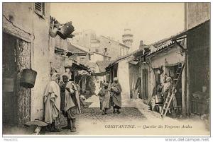CONSTANTINE - QUARTIER  DES  FORGERONS  ARABES  N303