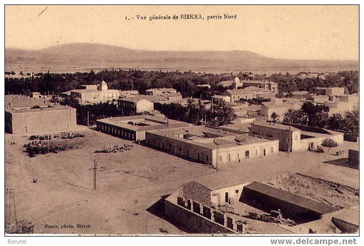 BISKRA (Algérie) - Vue générale, partie Nord
