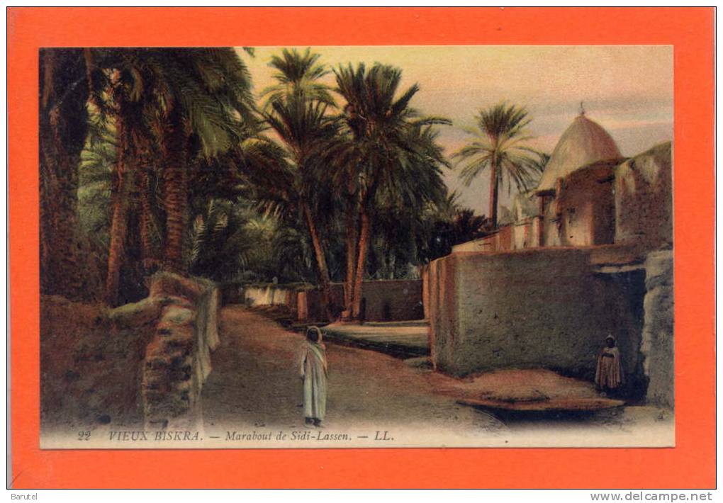 BISKRA (Algérie) --> Vieux Biskra  Marabout de Sidi-Lassen