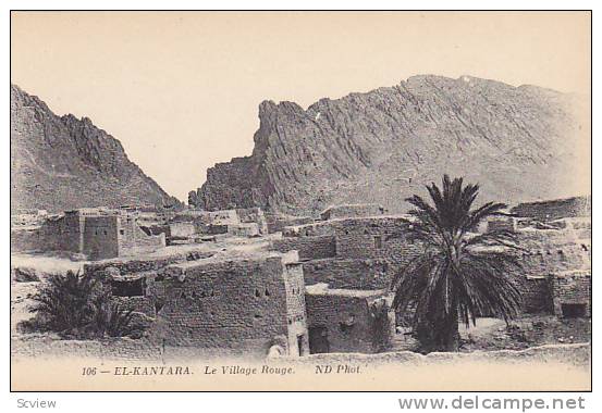 EL KANTARA,Le Village Rouge, Biskra, Algeria, 00-10s