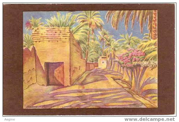 ALGERIE- ref no 360- biskra - illustrateur   - bon etat