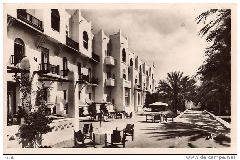 NK-BI 01-Algérie-Biskra-Hôtel Transatlantique-Arch. Guiauchain-Vrai Photo-C.A.P.
