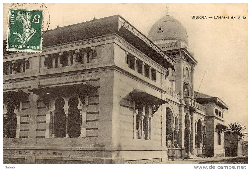 NK-BI 002-Algérie-Biskra-L'Hôte l de Ville-