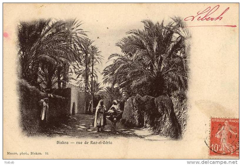 NK-BI 010-Algérie-Biskra-Rue de Raz-el-Géria-