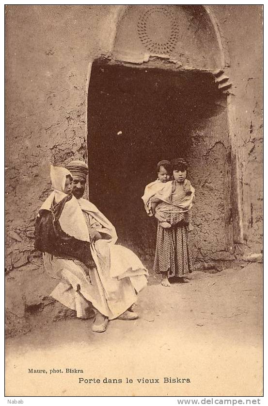 NK-BI 021-Algérie-Biskra-Porte dans le Vieux Biskra-