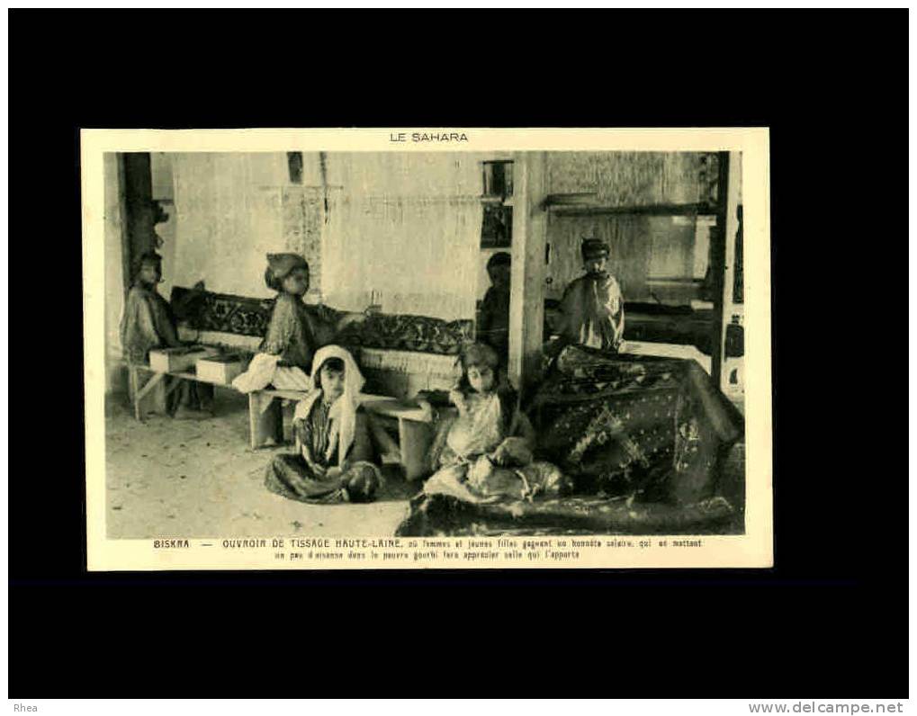 BISKRA - OUVROIR DE TISSAGE HAUTE-LAINE - tissage - tapis