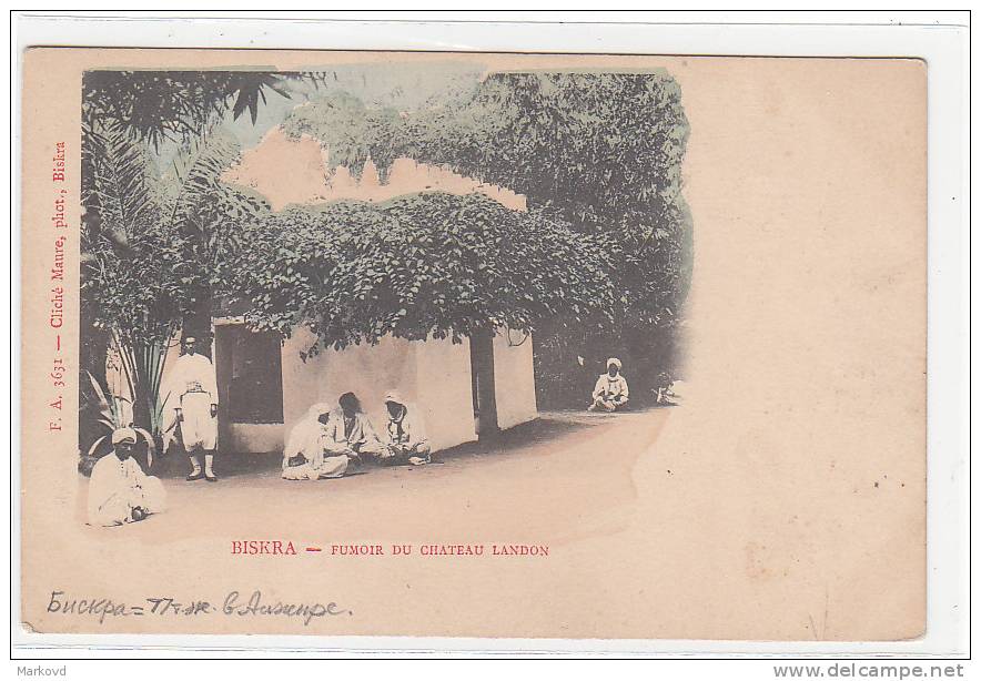 03215 BISKRA Fumoir du chateau landon