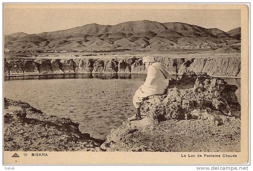 NK-BI 025-Algérie-Biskra-Le Lac de Fontaine Chaude-CAP-