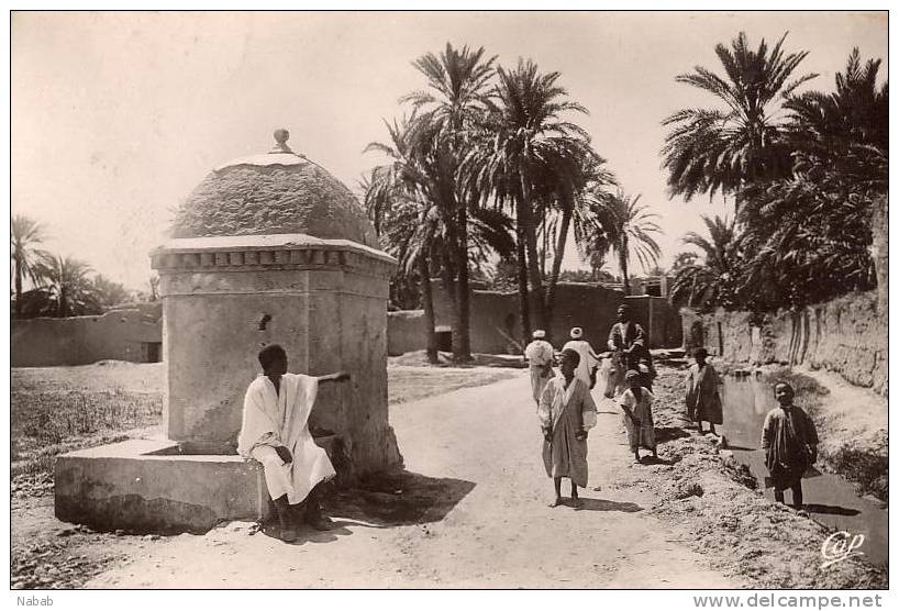 NK-BI 038-Algérie-Biskra-Le Vieux Biskra-Un coin de Sidi Barket-Vrai Photo-CAP
