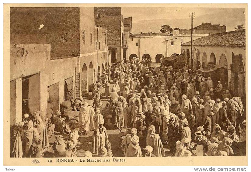 NK-BI 043-Algérie-Biskra-Le Marché aux Dattes-Super Animé-CAP-