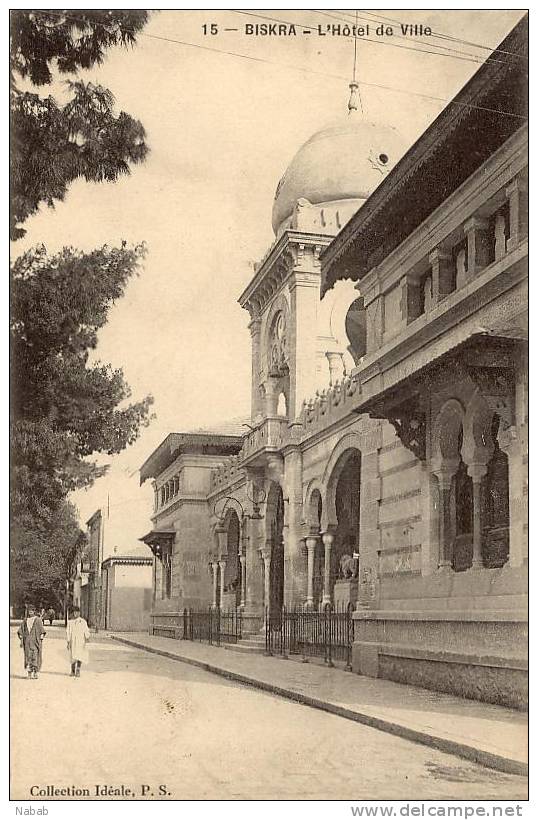 NK-BI 047-Algérie-Biskra-L'Hôte l de Ville-P.S