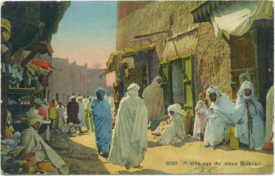 VIEUX-BISKRA- Une rue du  Vieux Biskra