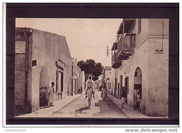 ALGERIE - Biskra - la rue Berthe