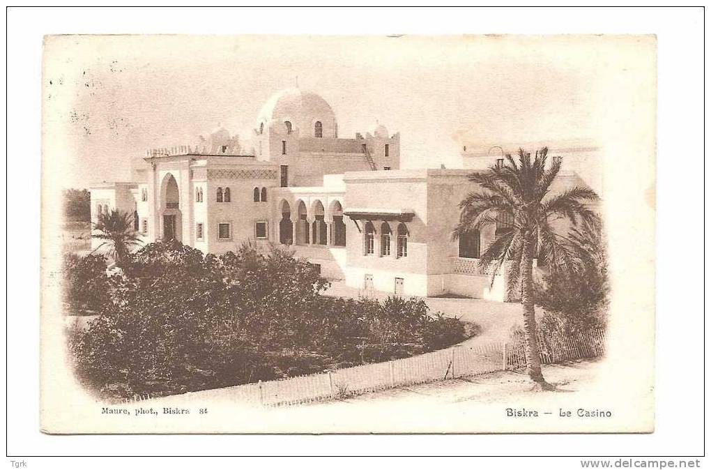 ALGERIE   biskra   le casino