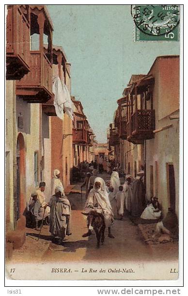 Algérie - Z670 - Biskra - La rue des Ouled-Nails - état