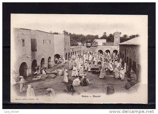 ALGERIE Biskra Marché, bien animée, ed Maure 31, 190?