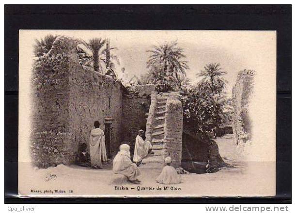 ALGERIE Biskra Quartier de M'Cide, animée, ed Maure 12, 190?