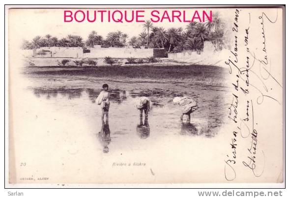 ALGERIE , BISKRA , Riviere
