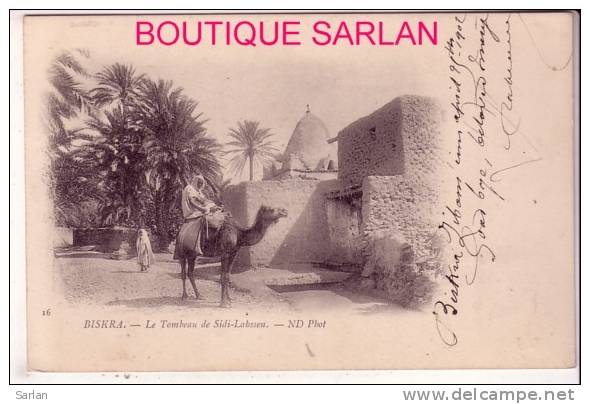 ALGERIE , BISKRA , Le tombeau de Sidi Labssen