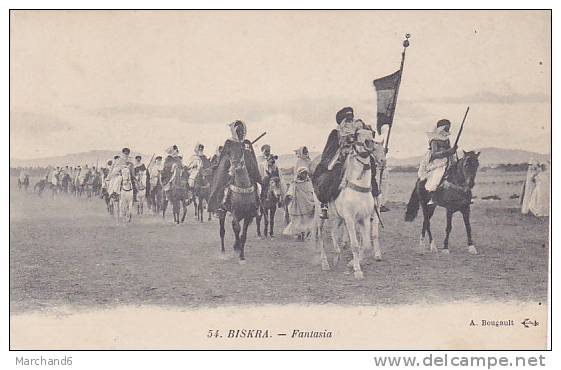 ALGERIE.BISKRA.FANTASIA editeur a bougault