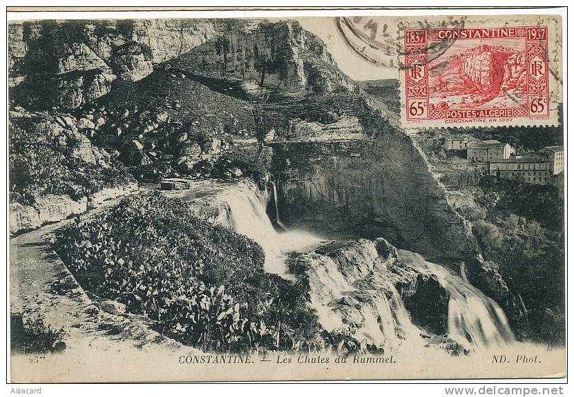 Constantine Carte Maximum Chutes du Rummel