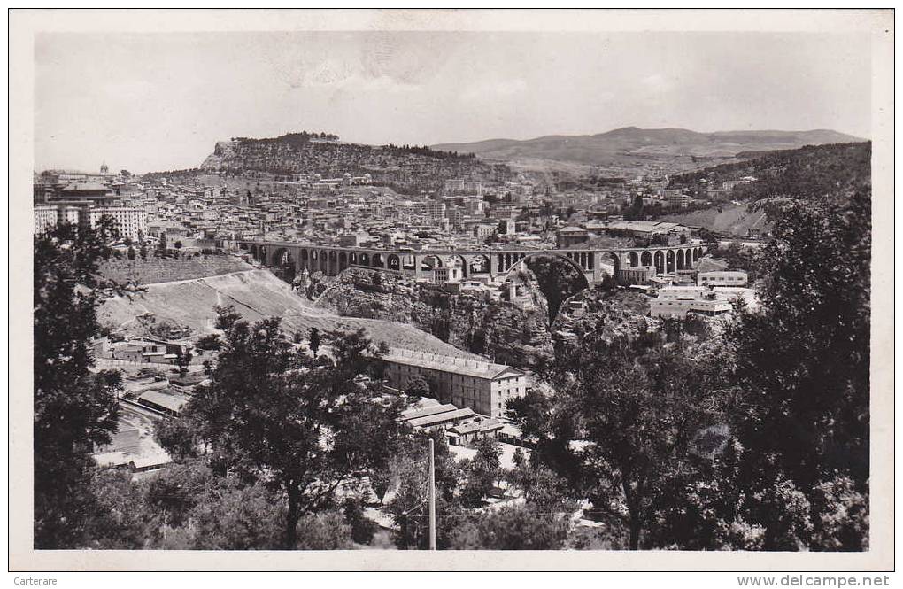 AFRIQUE,AFRICA,AFRIKA,ALG ERIE  Française,ALGERIA,CONSTAN TINE,QACENTINA,CIRTA,the city,pont,vue rare