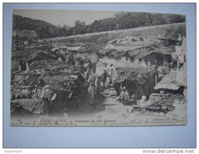 Constantine , campement des Béni-Ramassés